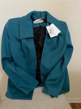 Lanvin Teal Women's Blazer